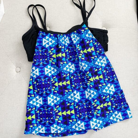 GO Gossip Swim Bikini Tank Top Small - Picture 1 of 2